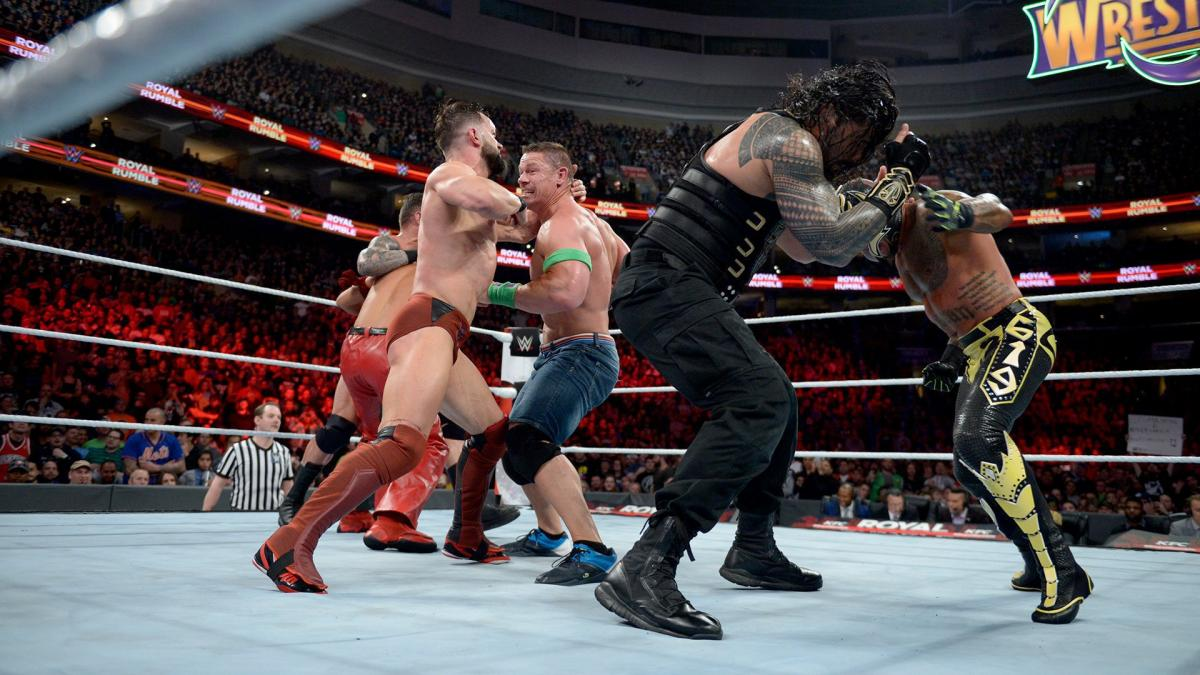 John Cena spot called tins this Royal Rumble 