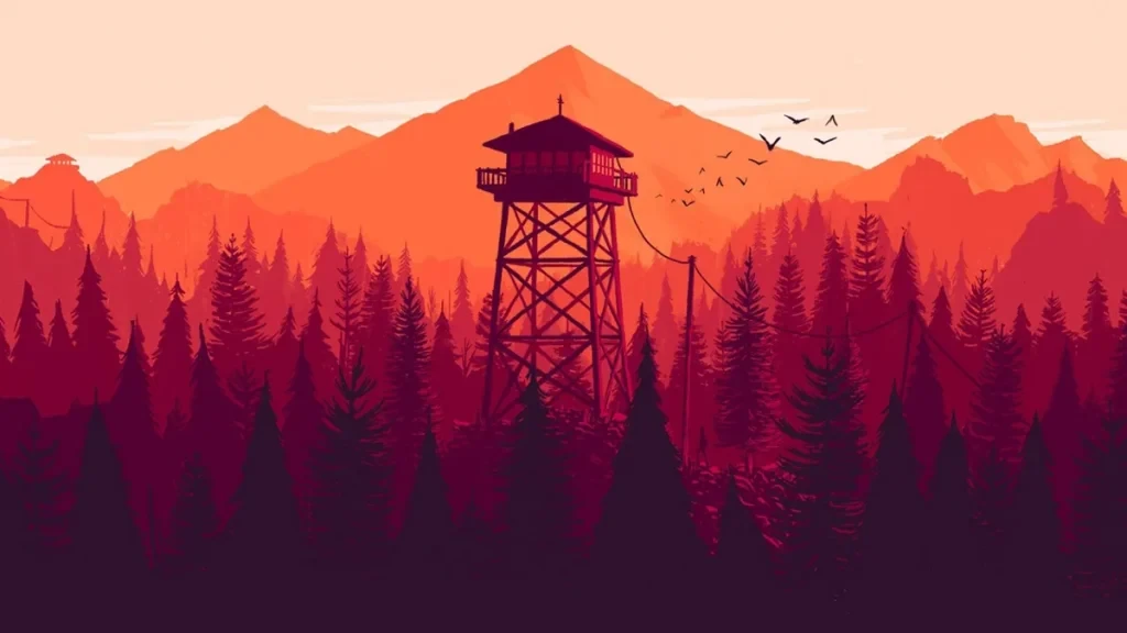 Firewatch a first person mystery Xbox game.