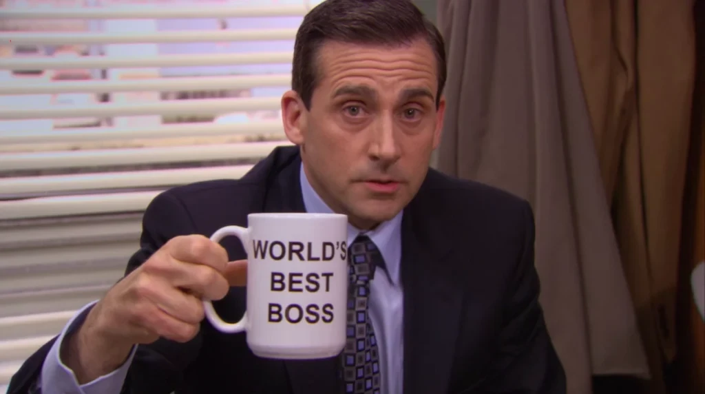 Steve Carell as Michael Scott in a still from The Office 