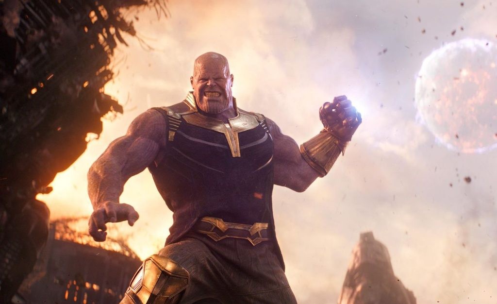 Josh Brolin as Thanos in a still from Avengers: Infinity War