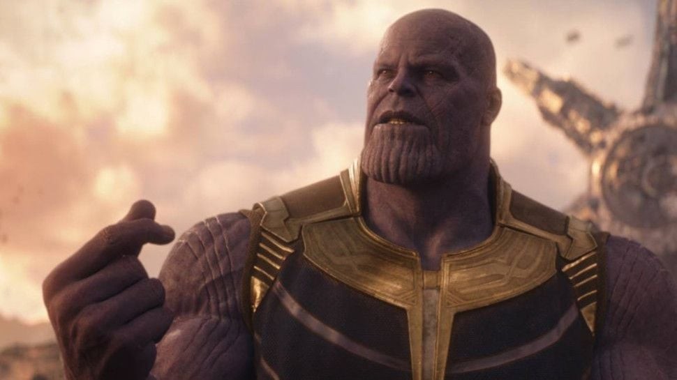 Thanos in a still from Avengers: Infinity War
