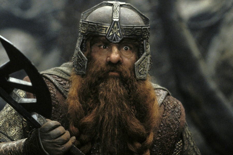 John Rhys-Davies in The Lord of The Rings trilogy