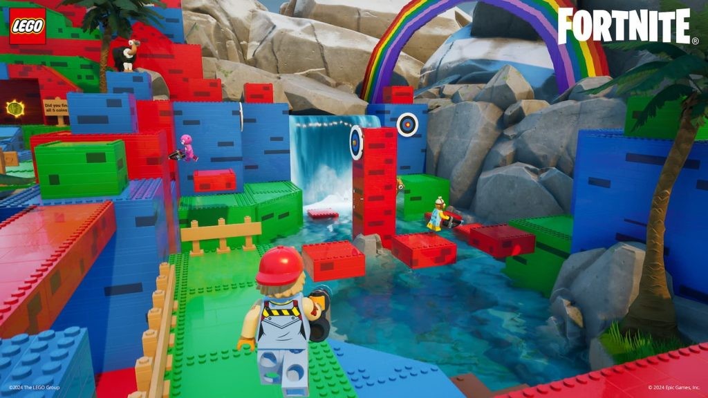 Fortnite has added new Lego tools, allowing players to create their islands.