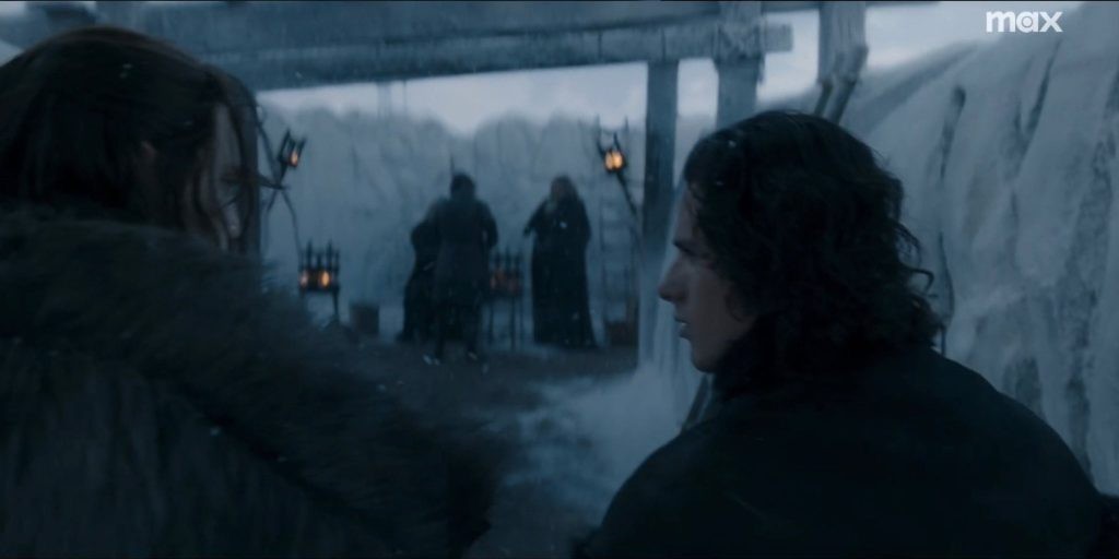 Jacaerys Velaryon and Cregan Stark in a still from House of the Dragon season 2