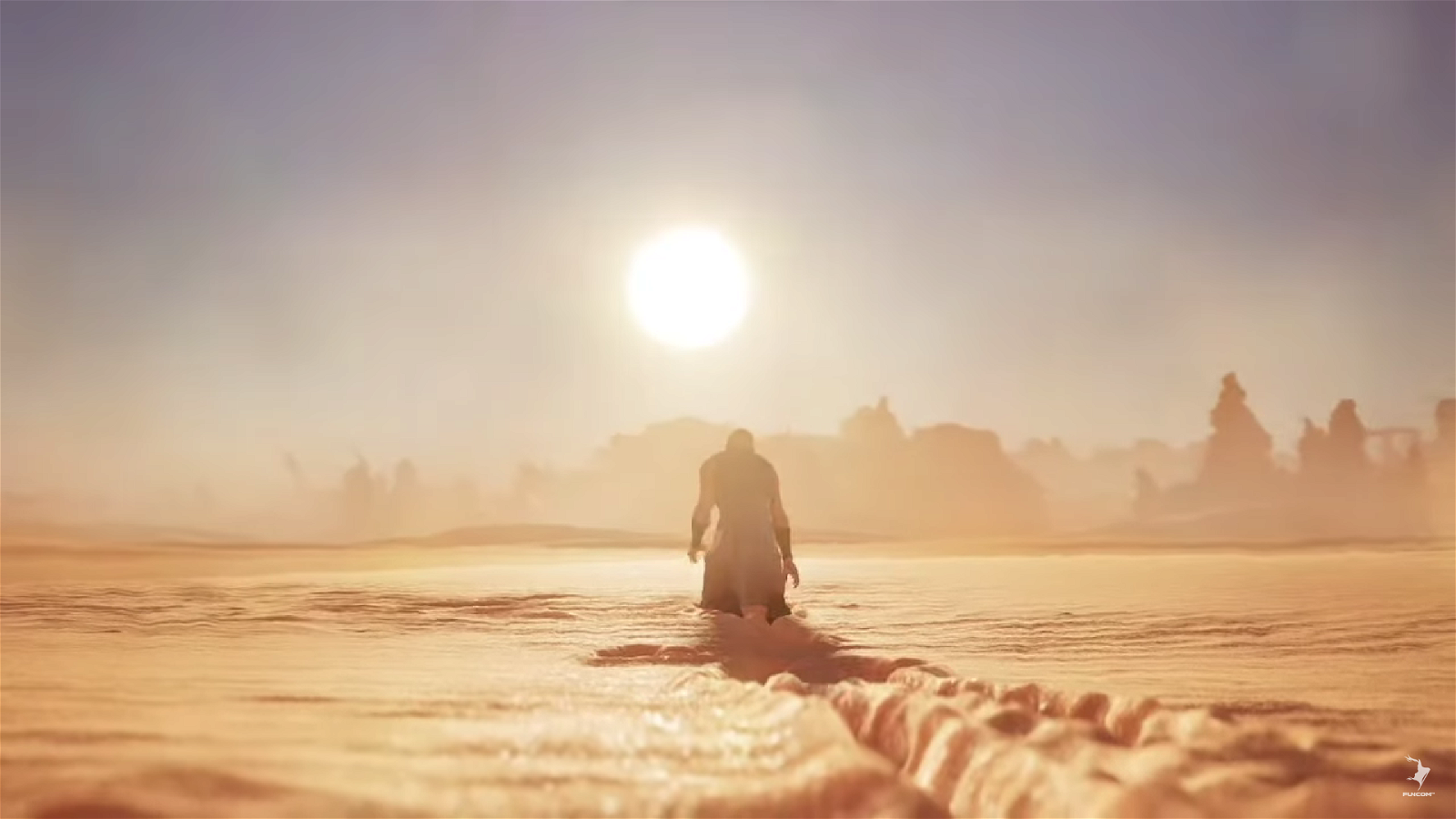 A still of Dune: Awakening from the official trailer