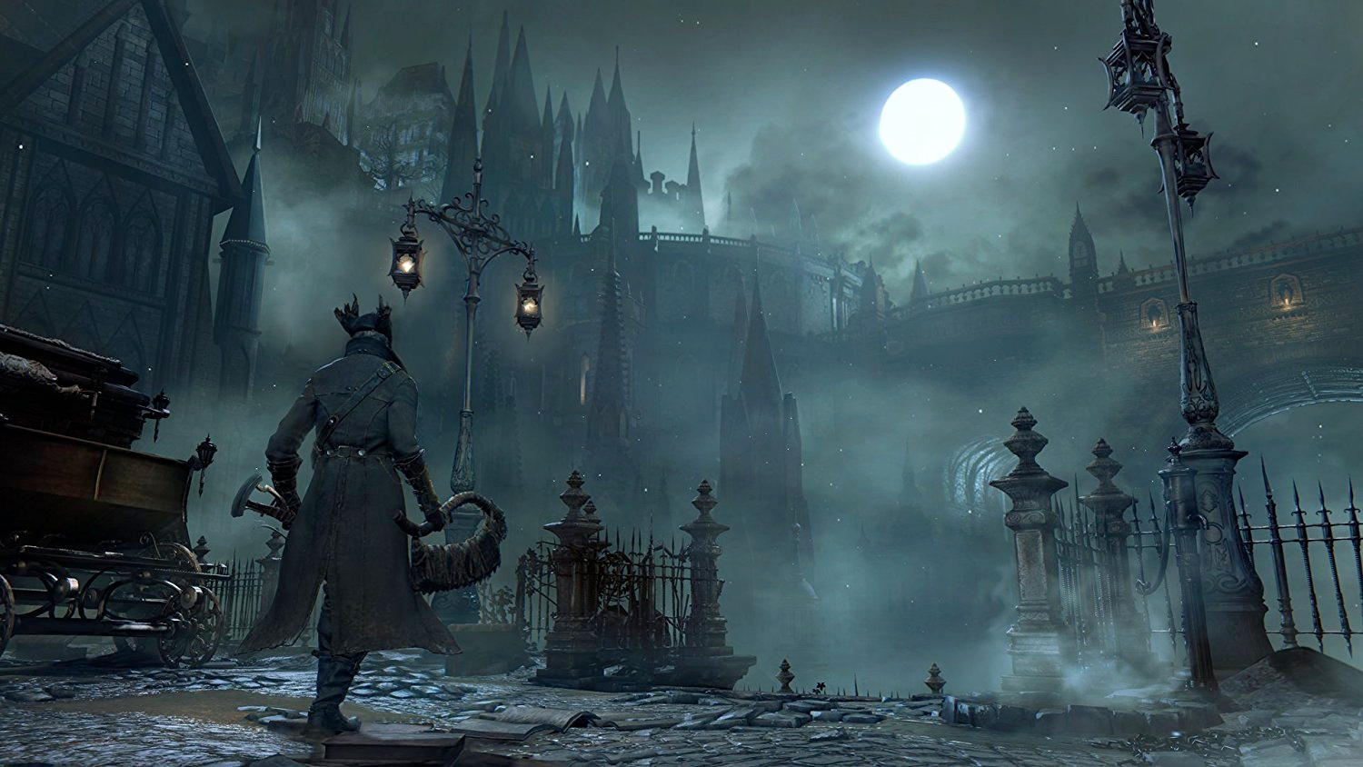 Promotional in-game screenshot of Bloodborne