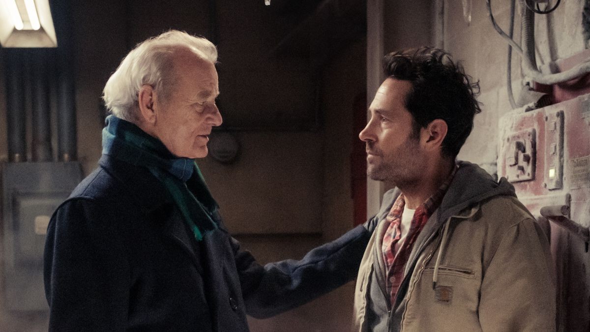 Paul Rudd and Bill Murray in 2024's Ghostbusters: Frozen Empire