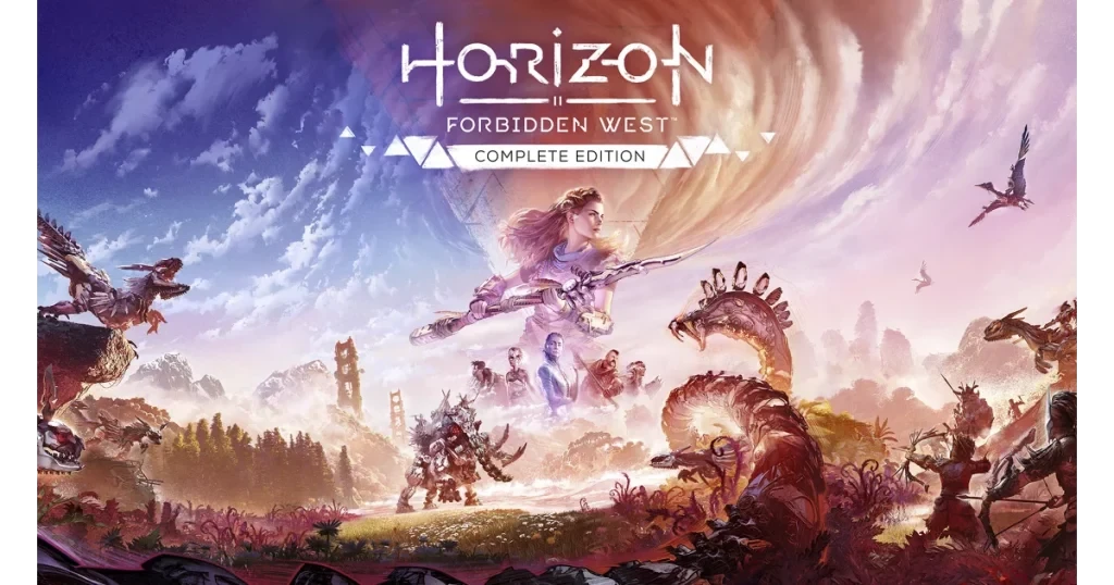 Horizon Forbidden West: Complete Edition features the full base game along with the Burning Shores expansion.