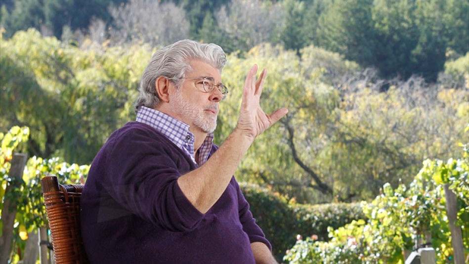 George Lucas during an appearance on Oprah's Next Chapter