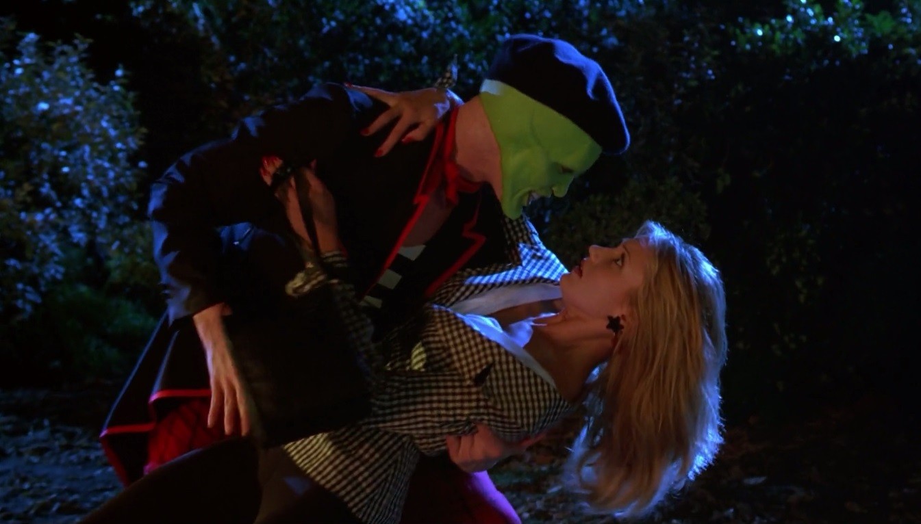 Cameron Diaz and Jim Carrey in The Mask