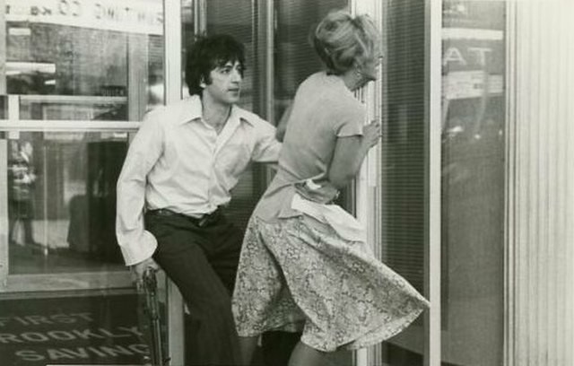 Al Pacino and Penelope Allen in a still from Dog Day Afternoon 