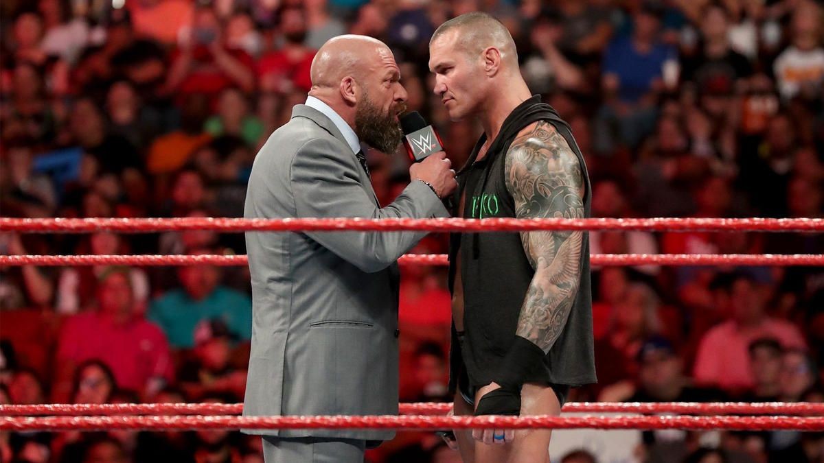 Randy Orton and Triple H in the WWE
