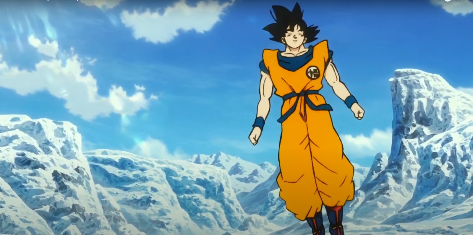 Goku's Iconic Warm up Against Broly