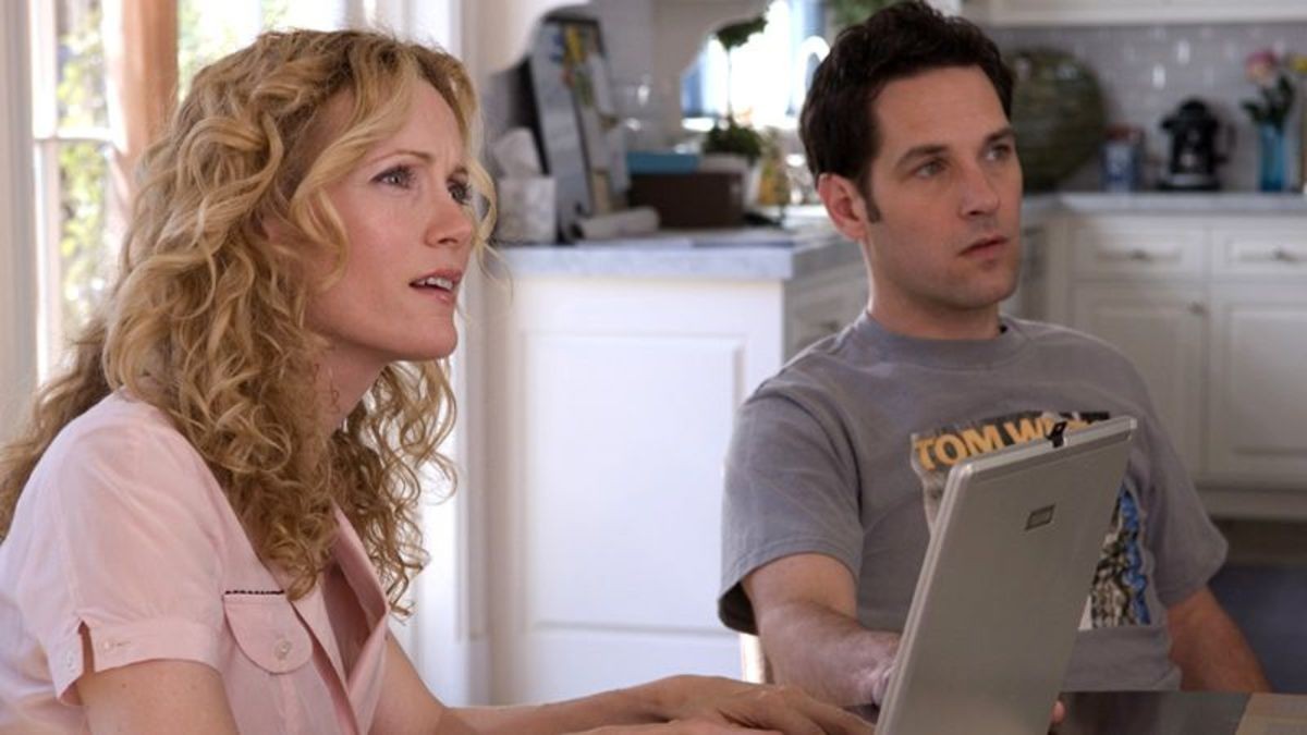 Leslie Mann and Paul Rudd in Knocked Up