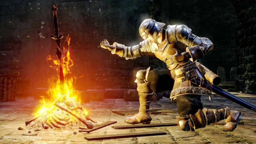 The bonfire feature was introduced in Dark Souls and later carried on in future games by Hidetaka Miyazaki, including Elden Ring.