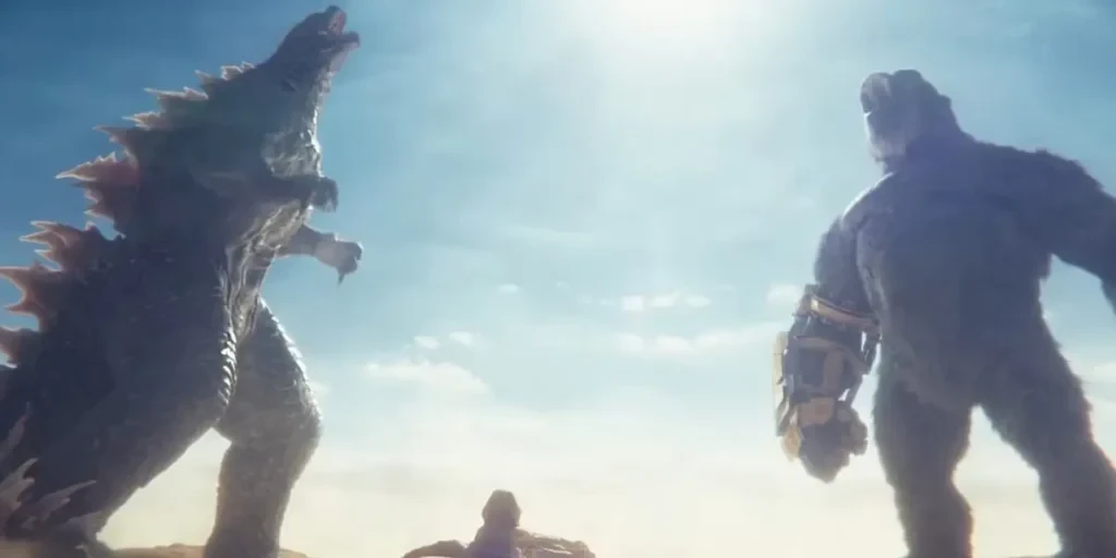 A still from Godzilla X Kong: The New Empire 