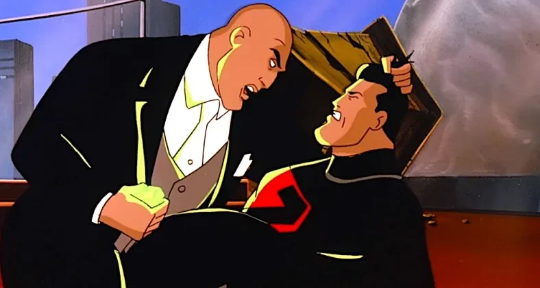 Lex Luthor and Superman in Superman: The Animated Series