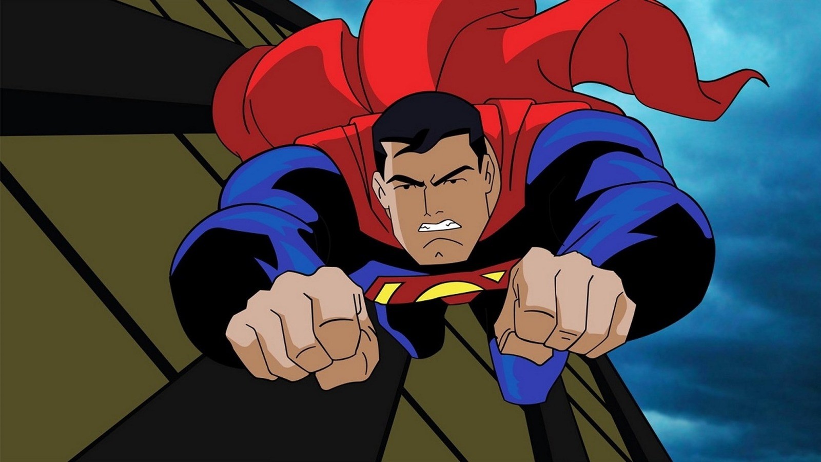 A still from Superman: The Animated Series