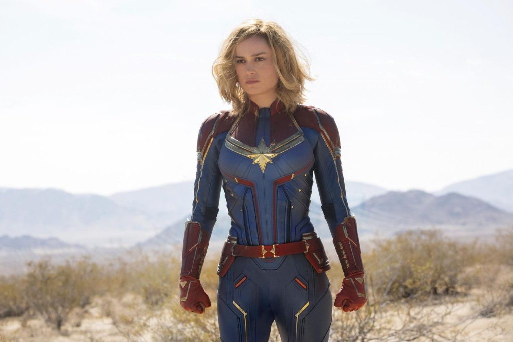 Brie Larson in and as Captain Marvel 
