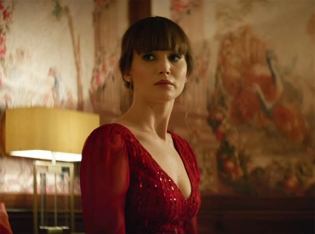 Jennifer Lawrence in a still from Red Sparrow