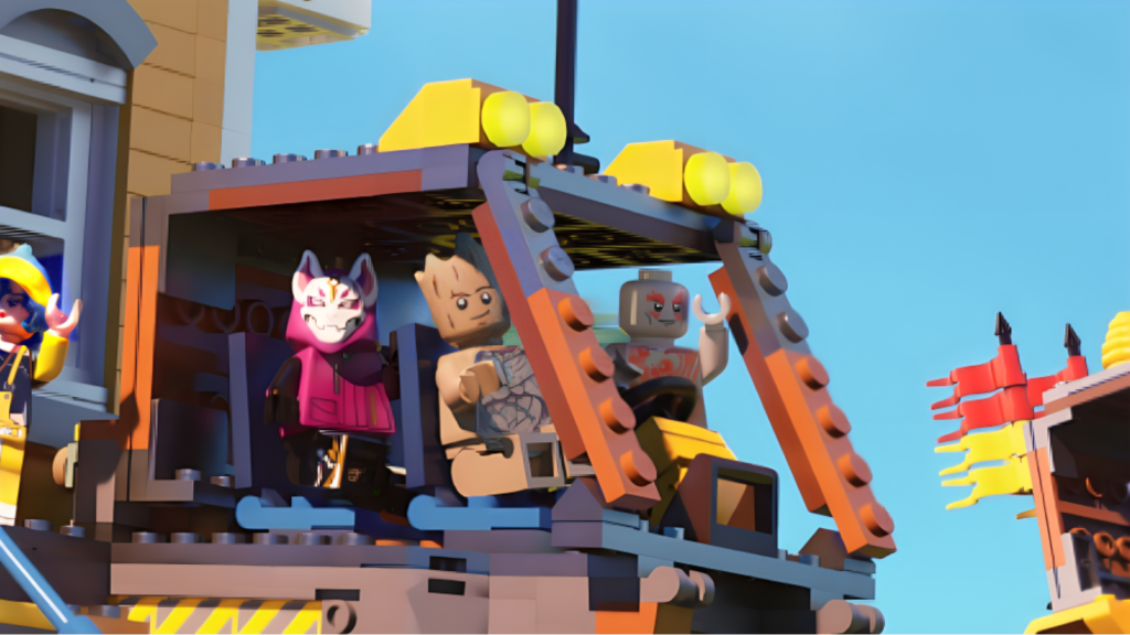 Le personnage LEGO de Drax a été repéré par un fan dans cette version zoomée du nouvel art clé alimentant les spéculations sur le prochain skin Fortnite.