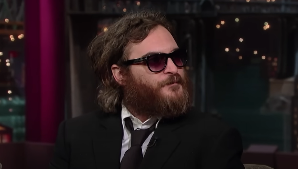 Joaquin Phoenix on The Late Show with David Letterman