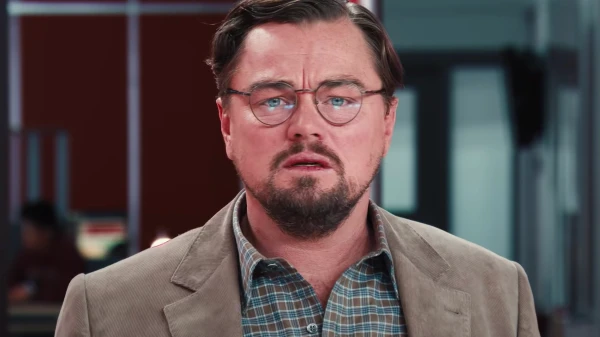 Leonardo DiCaprio as Dr. Randall Mindy in Don't Look Up