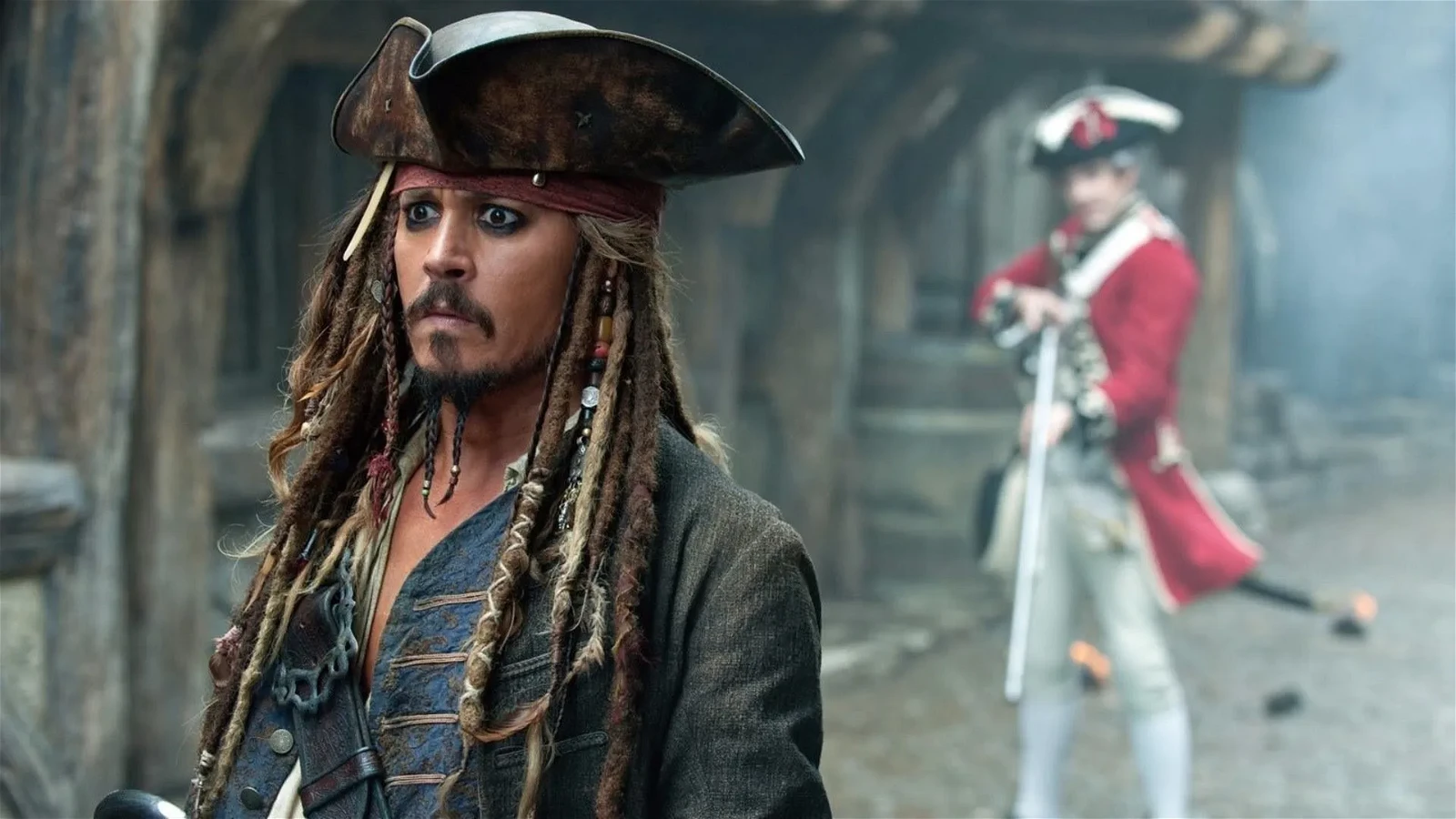 Johnny Depp in a still from Pirates of the Caribbean: Dead Men Tell No Tales | Disney