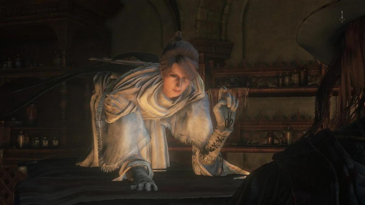 The character of Losefka | A still from the gameplay of Bloodborne