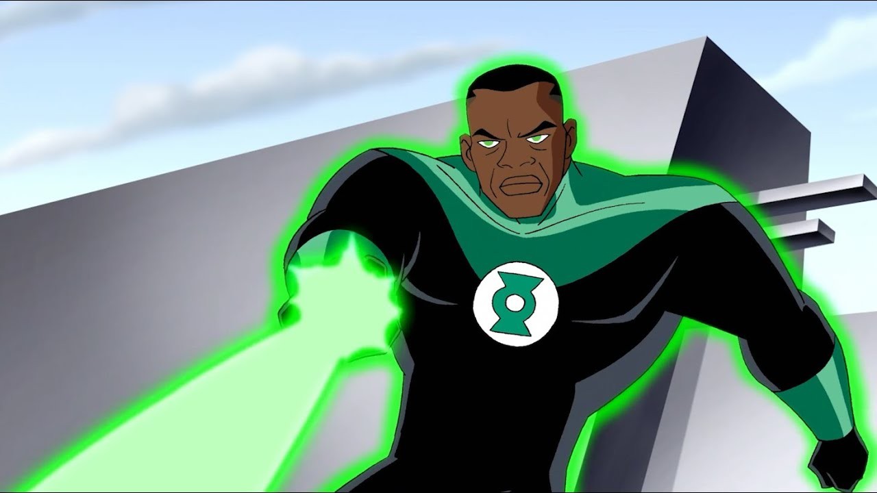 Green Lantern Jon Stewart in Justice League Unlimited