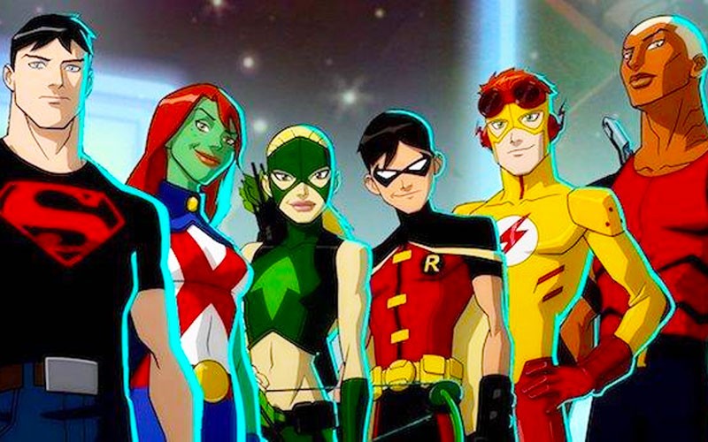The main characters in Young Justice season 1