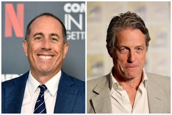 Jerry Seinfeld and Hugh Grant