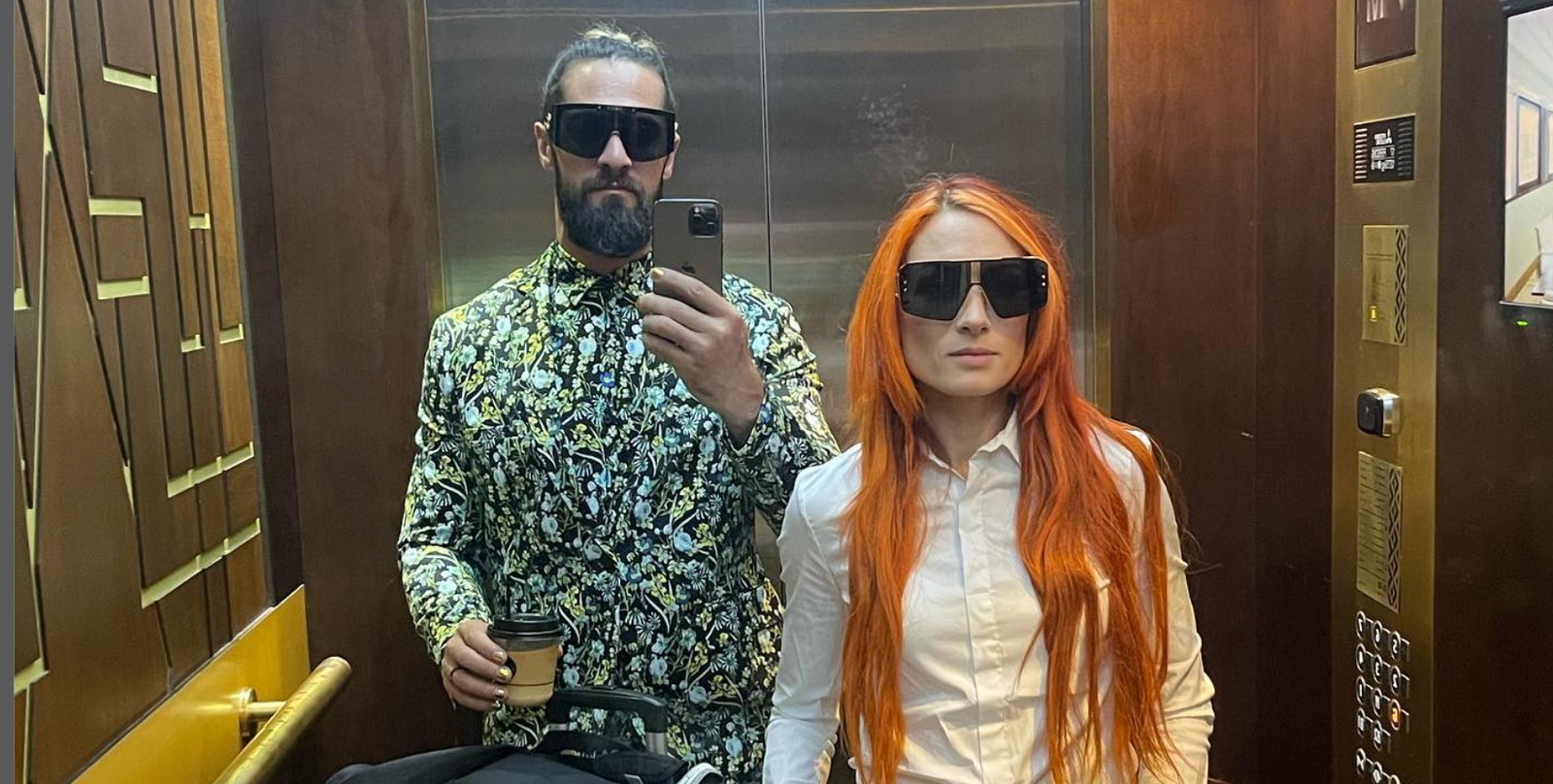 Seth Rollins and Becky Linch (via beckylynchwwe on Instagram)