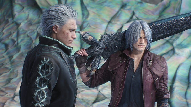 Dante and Vergil in Devil May Cry 5