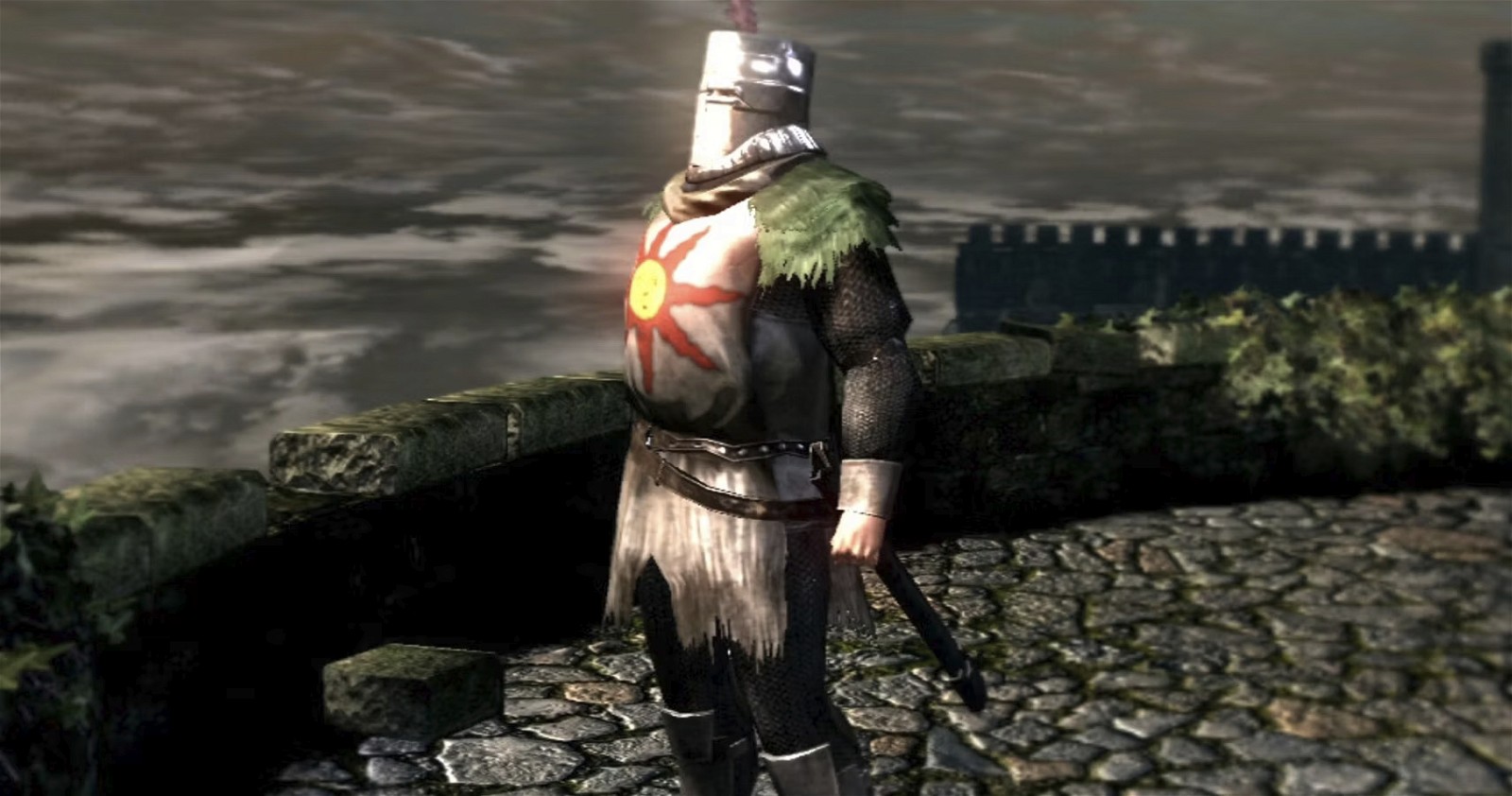 Dark Souls' merry Solaire exhibits peculiar cues that fueled the speculation. Image credit: FromSoftware