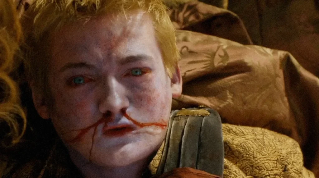 Joffrey Baratheon gets poisoned at his wedding in Game of Thrones
