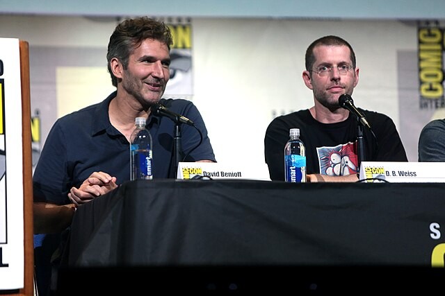 David Benioff and D.B. Weiss at the 2016 San Diego Comic-Con 