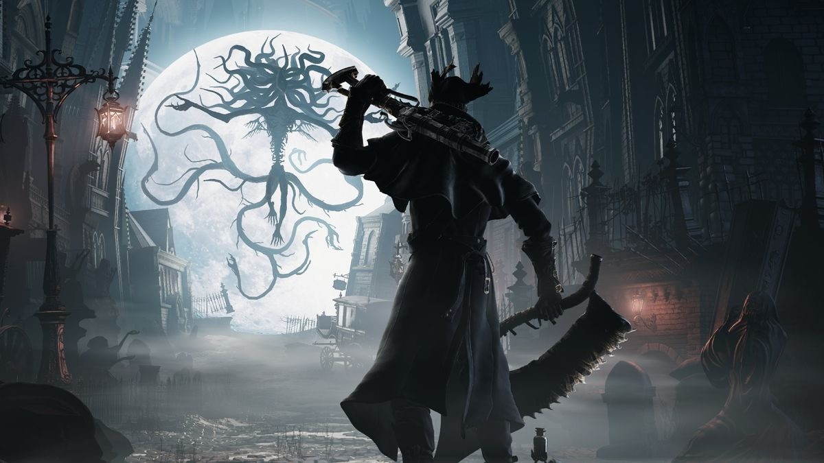 The Saw Cleaver may be the definitive Bloodborne weapon, but the cane has its charms. Credit: FromSoftware