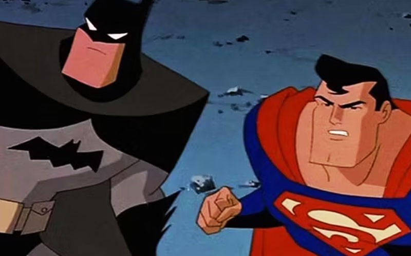 Batman and Superman in Superman: The Animated Series