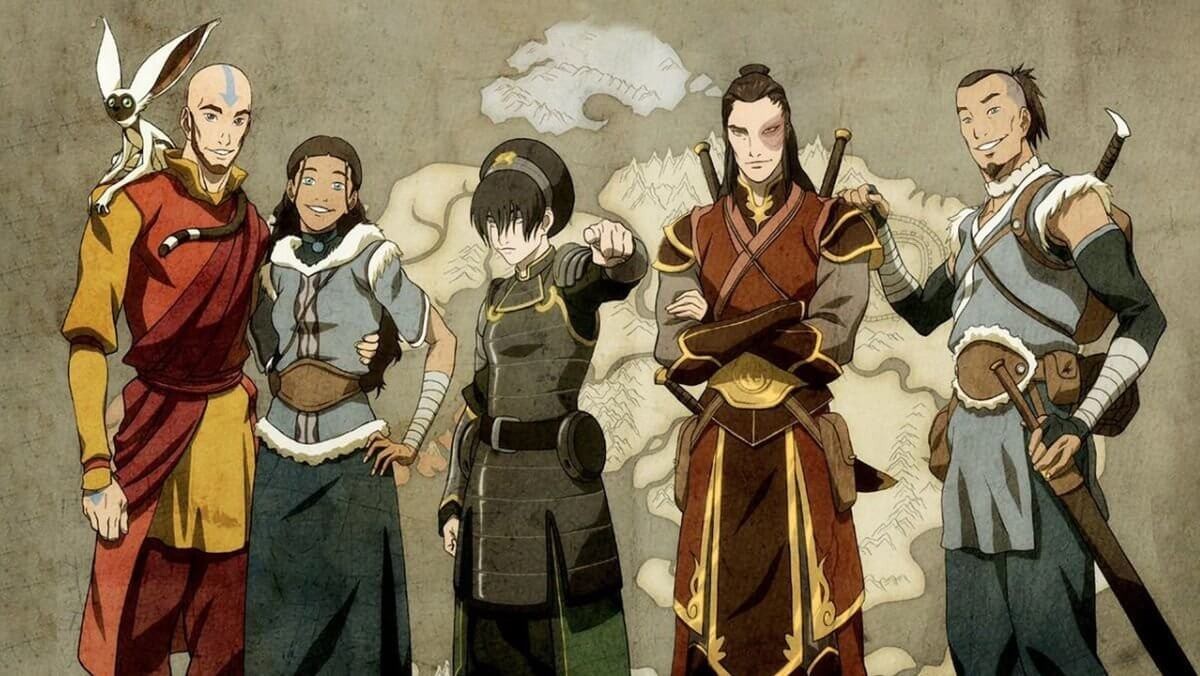 The characters of Avatar: The Last Airbender as adults