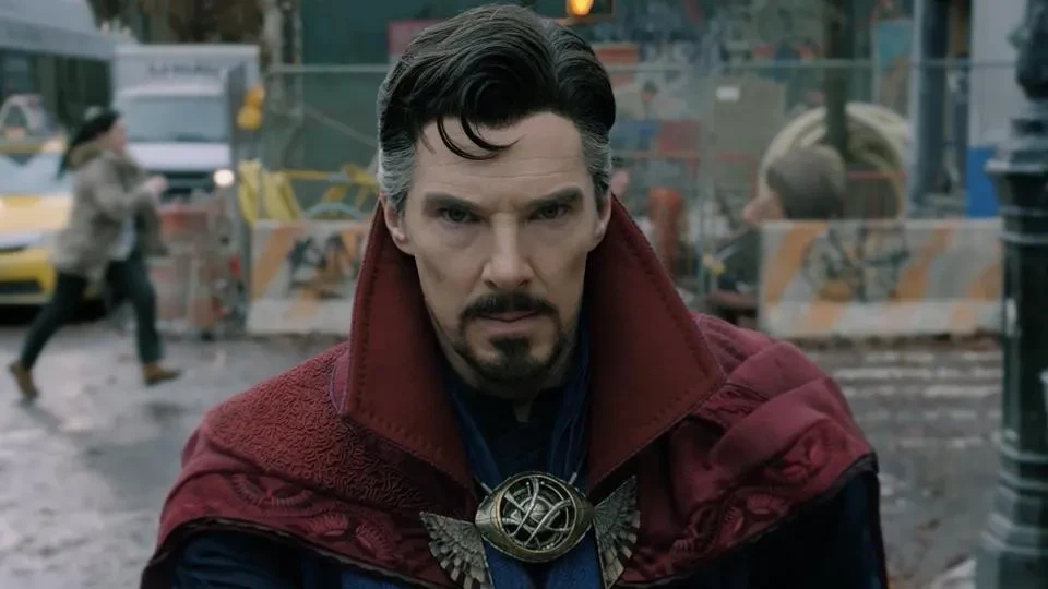 Benedict Cumberbatch in a still from Doctor Strange in the Multiverse of Madness