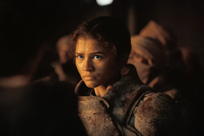 Zendaya in a still from Dune: Part Two