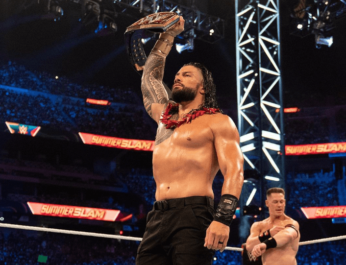 Reigns is the Undisputed WWE Champion. | Credit: @wwe / IG.