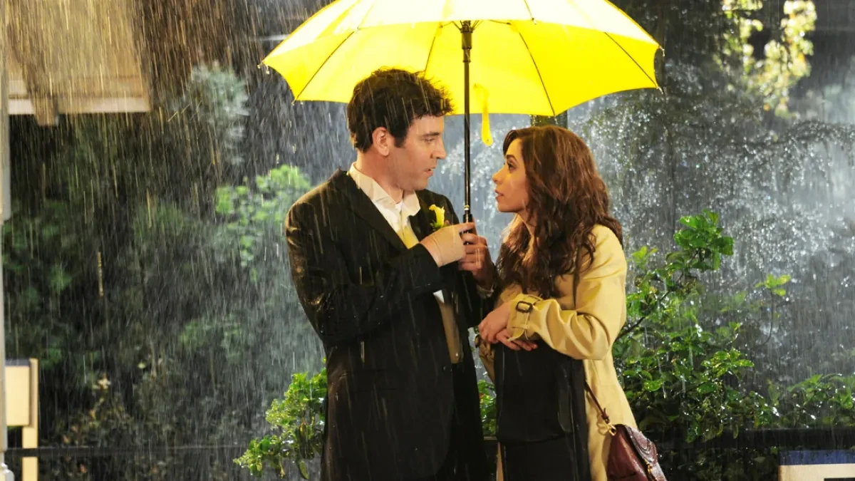 Josh Radnor and Cristin Milioti in How I Met Your Mother