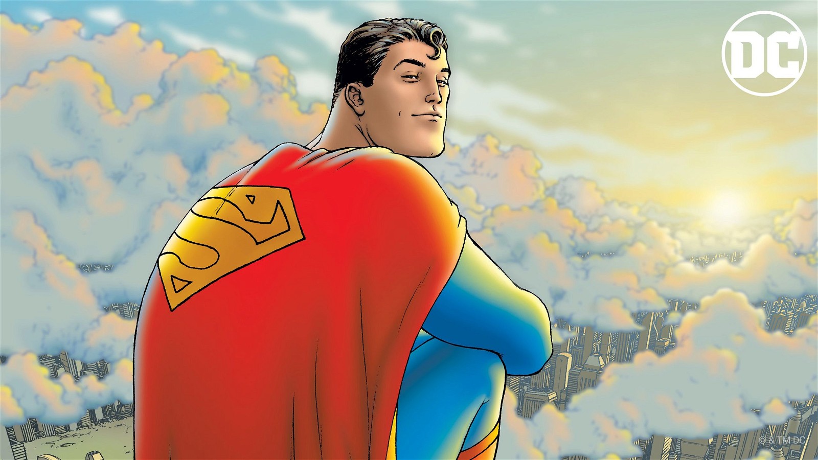 A concept art for James Gunn's Superman