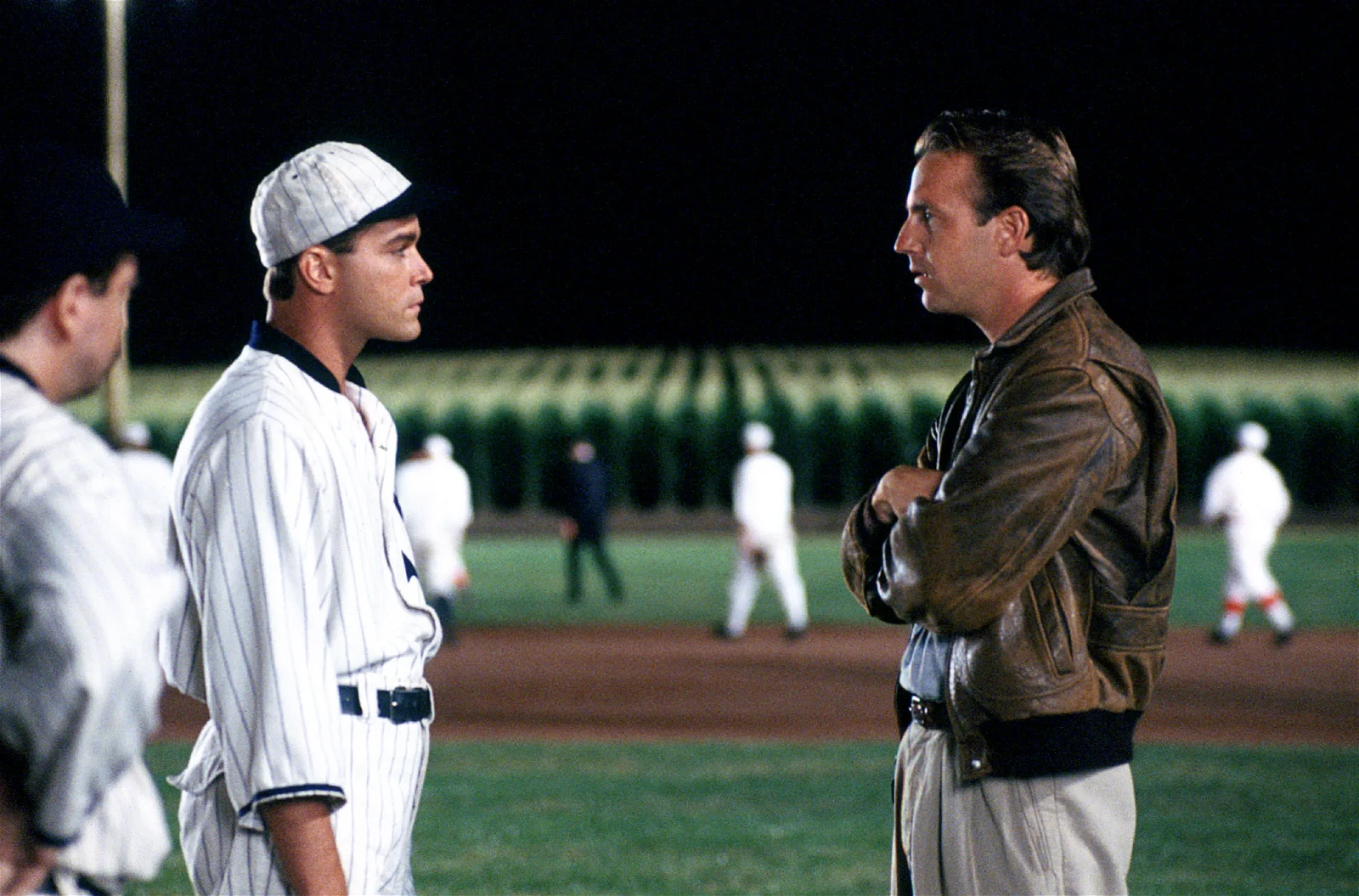 Kevin Costner and Ray Liotta