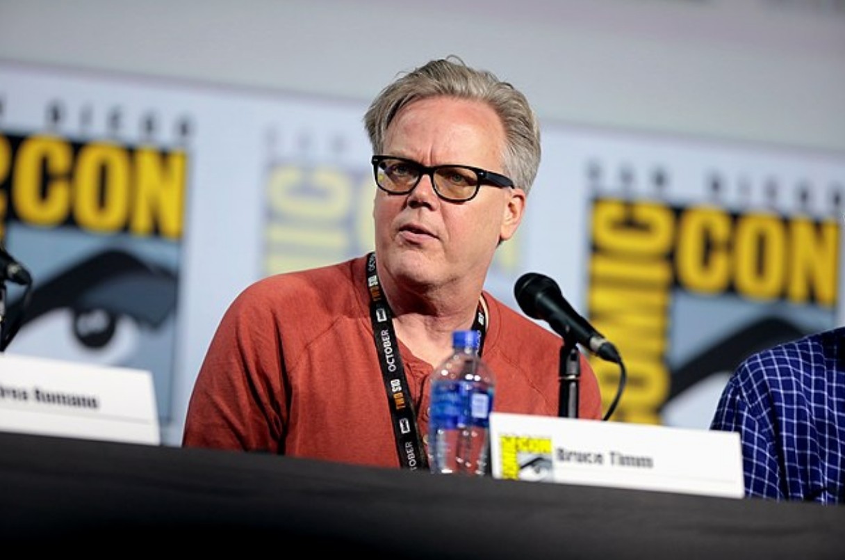 Bruce Timm speaking at the 2019 San Diego Comic Con International