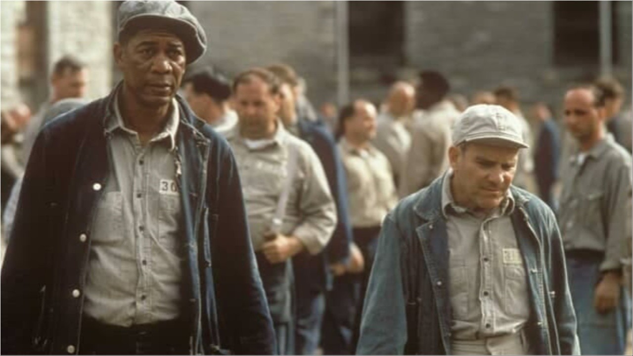 Morgan Freeman in a still from The Shawshank Redemption