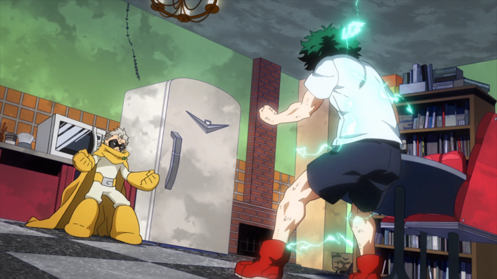 gran torino training with izuku midoriya in my hero academia