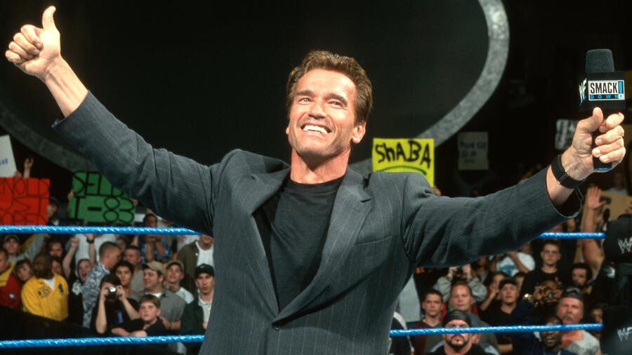Arnold Schwarzenegger | Credits: WWE